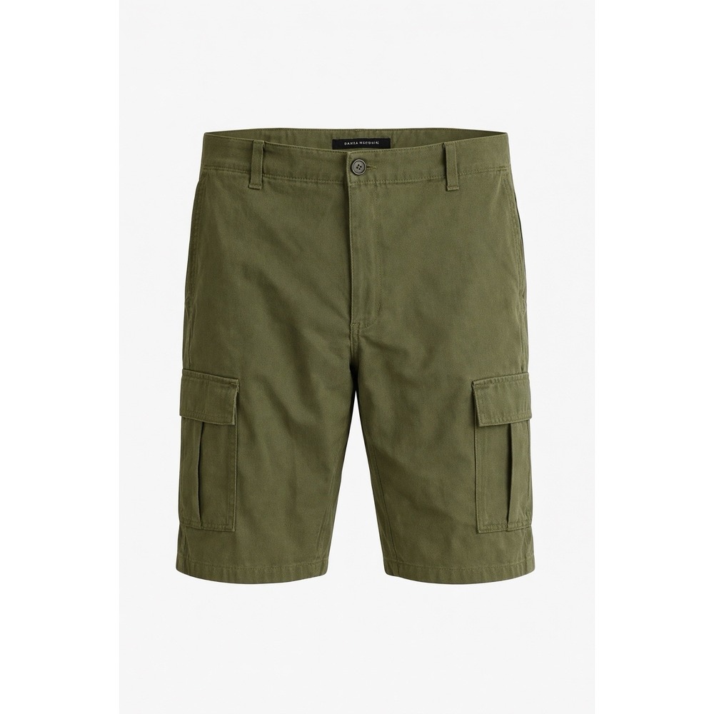 Sean John Cargo Shorts Olive Green Mens 36 Cotton‎ Utility Lightweight Y2K